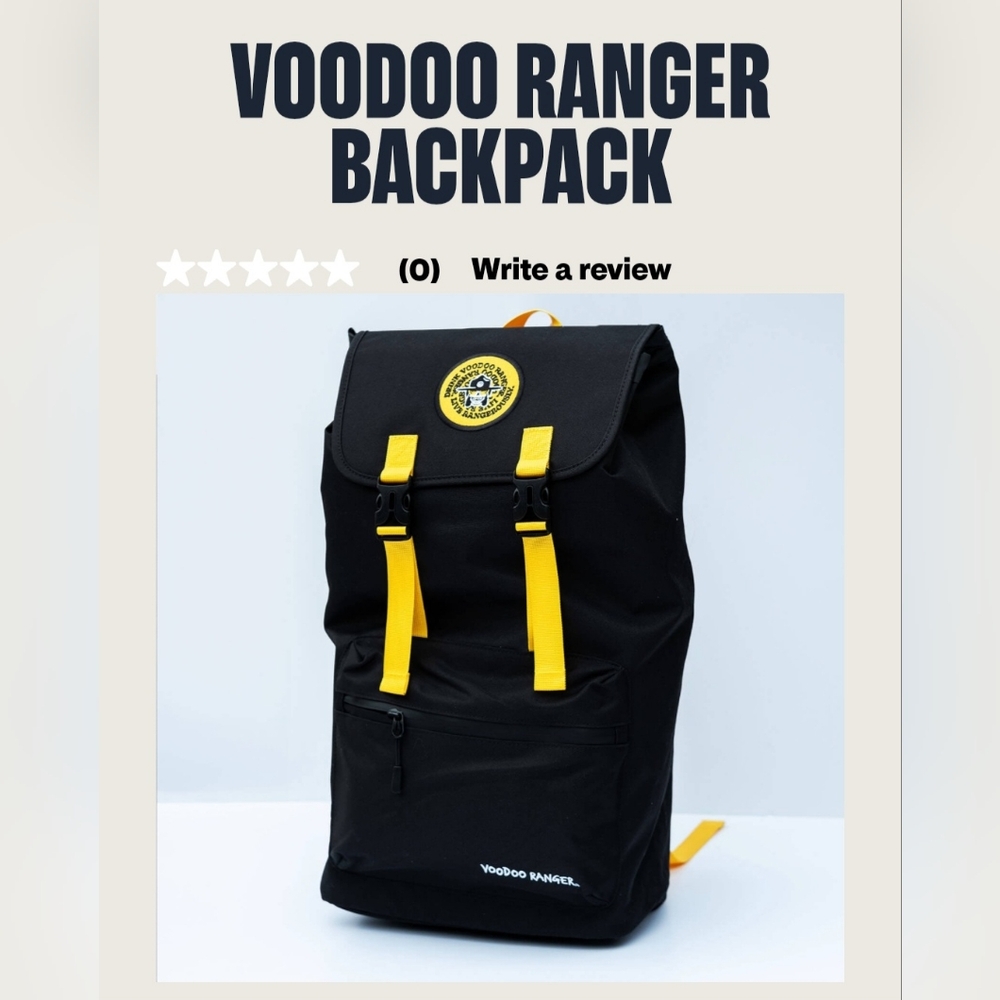 Black Backpack New Belgium Brewing Voodoo Ranger